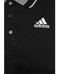 Мужская черная футболка-поло от adidas Performance