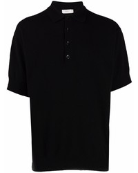 Мужская черная футболка-поло от Agnona