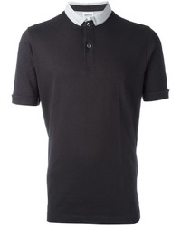 Мужская черная футболка-поло от Armani Collezioni