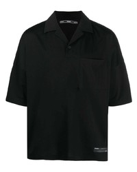 Мужская черная футболка-поло от Attachment