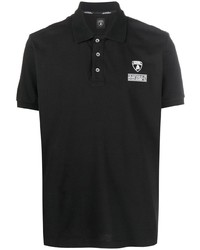 Мужская черная футболка-поло от Automobili Lamborghini