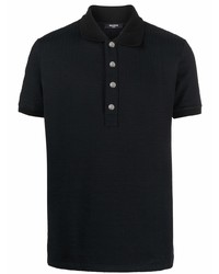 Мужская черная футболка-поло от Balmain