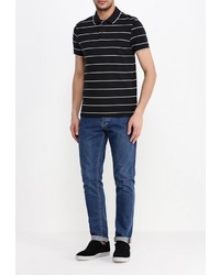 Мужская черная футболка-поло от Baon