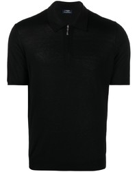 Мужская черная футболка-поло от Barba