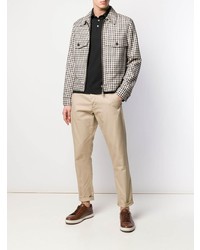 Мужская черная футболка-поло от Zanone