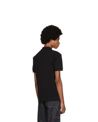 Мужская черная футболка-поло от Comme Des Garcons Play