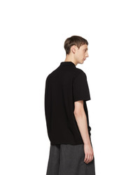 Мужская черная футболка-поло от Moncler Genius