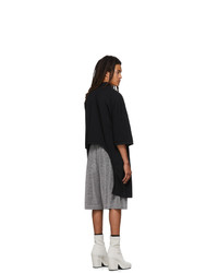 Мужская черная футболка-поло от Random Identities