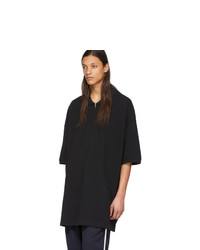 Мужская черная футболка-поло от Random Identities