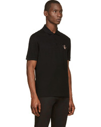 Мужская черная футболка-поло от Givenchy