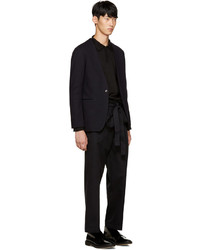 Мужская черная футболка-поло от TOMORROWLAND