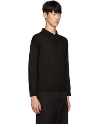 Мужская черная футболка-поло от TOMORROWLAND