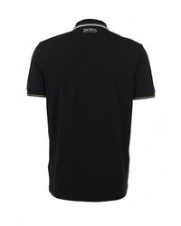 Мужская черная футболка-поло от Boss Green