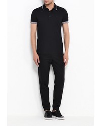 Мужская черная футболка-поло от Boss Green