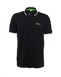Мужская черная футболка-поло от Boss Green