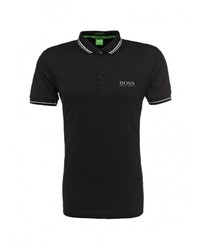 Мужская черная футболка-поло от Boss Green