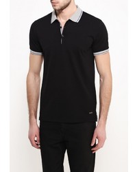 Мужская черная футболка-поло от Boss Orange