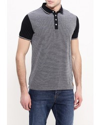 Мужская черная футболка-поло от Brave Soul