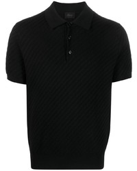 Мужская черная футболка-поло от Brioni
