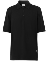 Мужская черная футболка-поло от Burberry