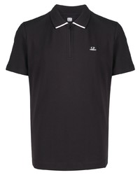 Мужская черная футболка-поло от C.P. Company