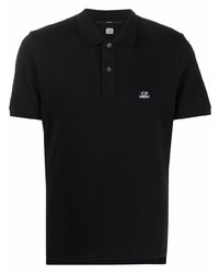 Мужская черная футболка-поло от C.P. Company