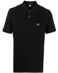 Мужская черная футболка-поло от C.P. Company