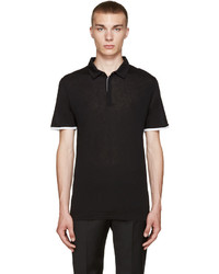 Мужская черная футболка-поло от Calvin Klein Collection