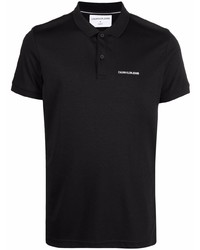 Мужская черная футболка-поло от Calvin Klein Jeans