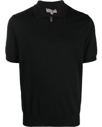 Мужская черная футболка-поло от Canali