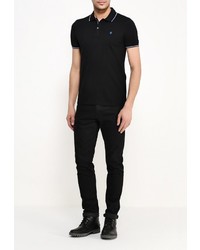 Мужская черная футболка-поло от Celio