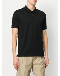 Мужская черная футболка-поло от Lanvin