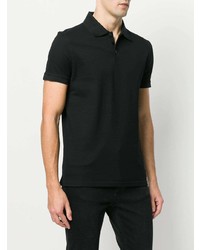 Мужская черная футболка-поло от Saint Laurent