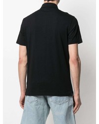 Мужская черная футболка-поло от Aspesi