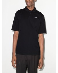 Мужская черная футболка-поло от Manors Golf