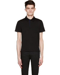 Мужская черная футболка-поло от CNC Costume National