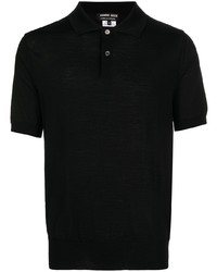 Мужская черная футболка-поло от Comme des Garcons Homme Deux