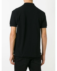 Мужская черная футболка-поло от Comme des Garcons