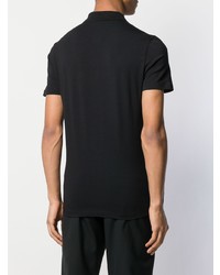 Мужская черная футболка-поло от Dirk Bikkembergs