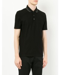 Мужская черная футболка-поло от D'urban