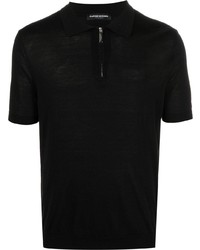 Мужская черная футболка-поло от costume national contemporary