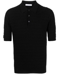 Мужская черная футболка-поло от Cruciani