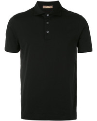 Мужская черная футболка-поло от Cruciani