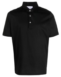 Мужская черная футболка-поло от D4.0