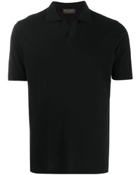 Мужская черная футболка-поло от Dell'oglio