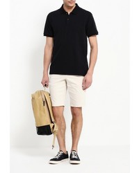 Мужская черная футболка-поло от DKNY