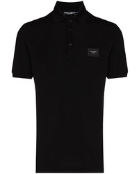 Мужская черная футболка-поло от Dolce & Gabbana