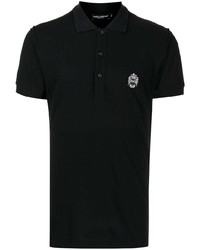 Мужская черная футболка-поло от Dolce & Gabbana