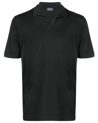 Мужская черная футболка-поло от Drumohr