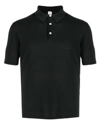 Мужская черная футболка-поло от Eleventy
